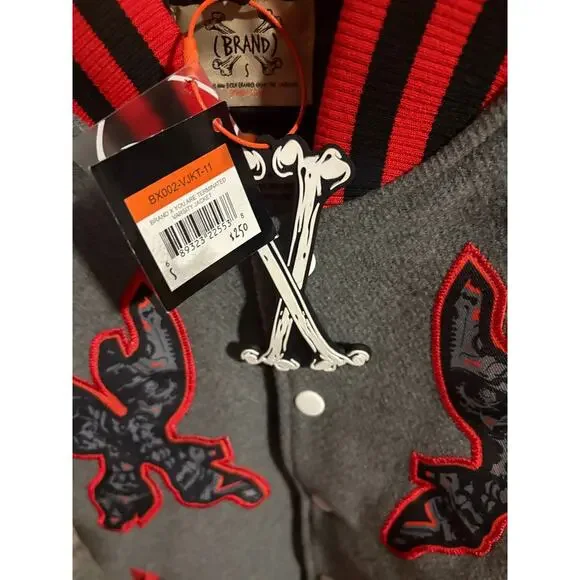 NWT SZ S - Brand X Terminator Varsity Jacket